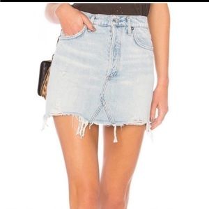 AGOLDE denim skirt